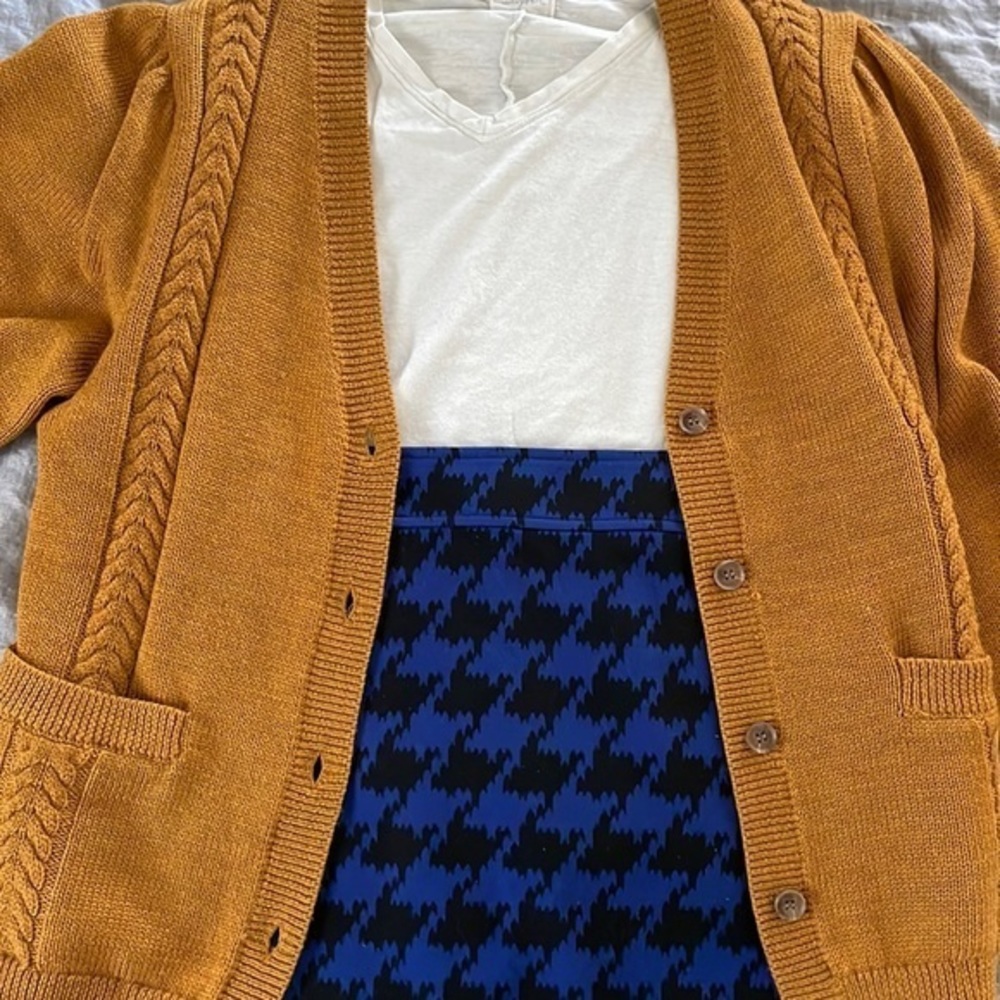 NWOT Lord and Taylor Houndstooth Pencil Skirt